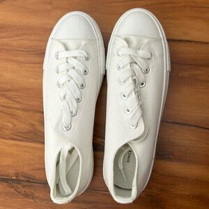 White Platform Sneakers